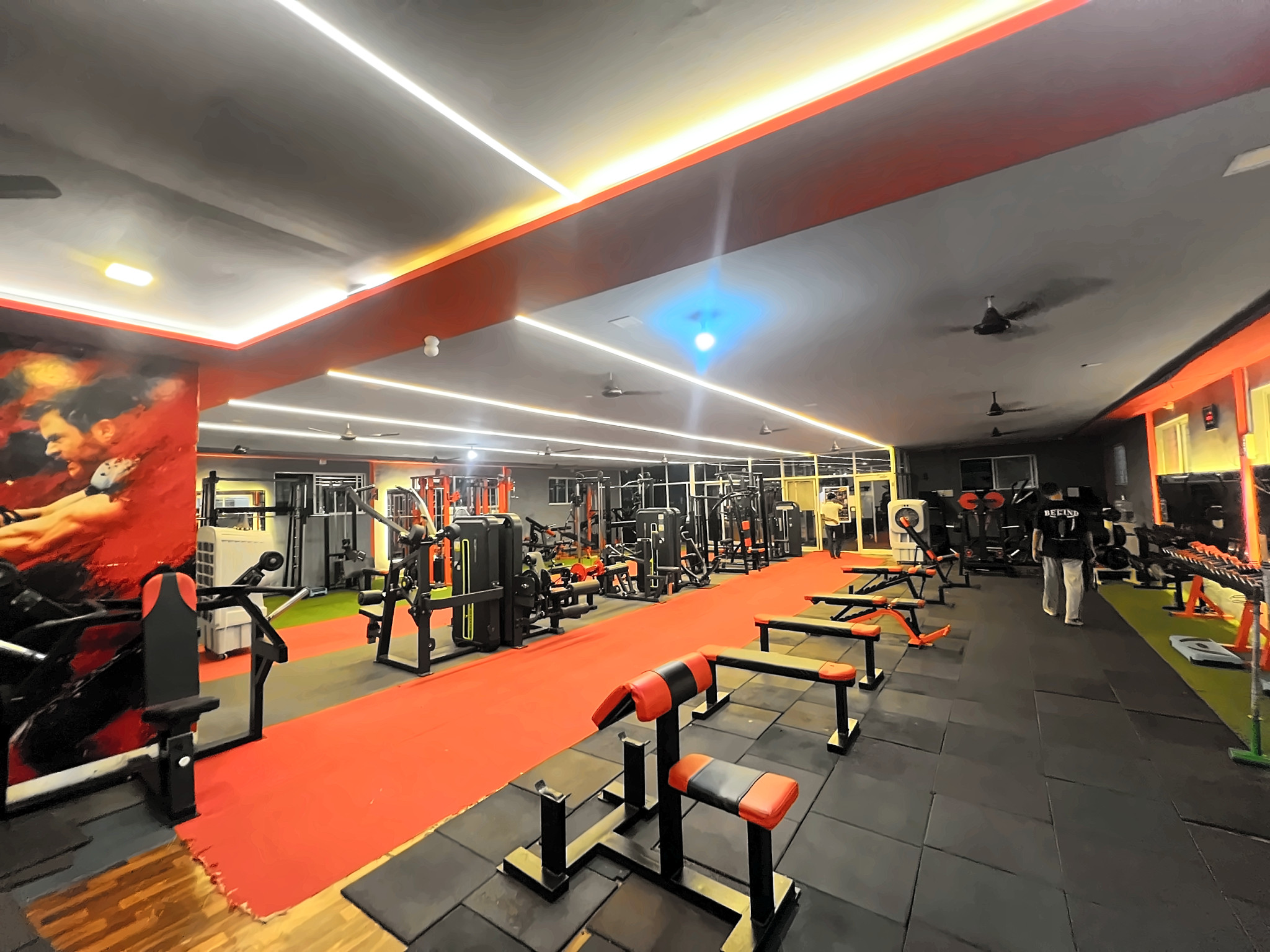 Free weights zone